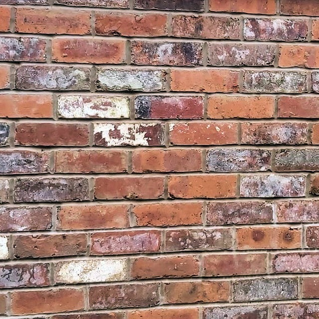 reclaimed brick walling