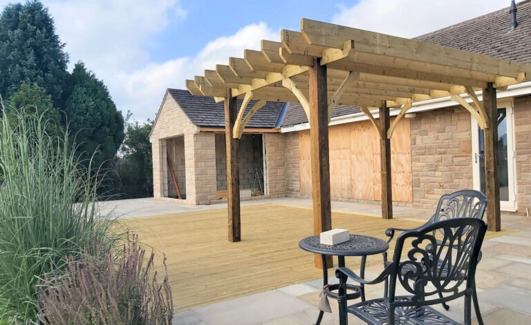 pagoda hard landscaping matlock