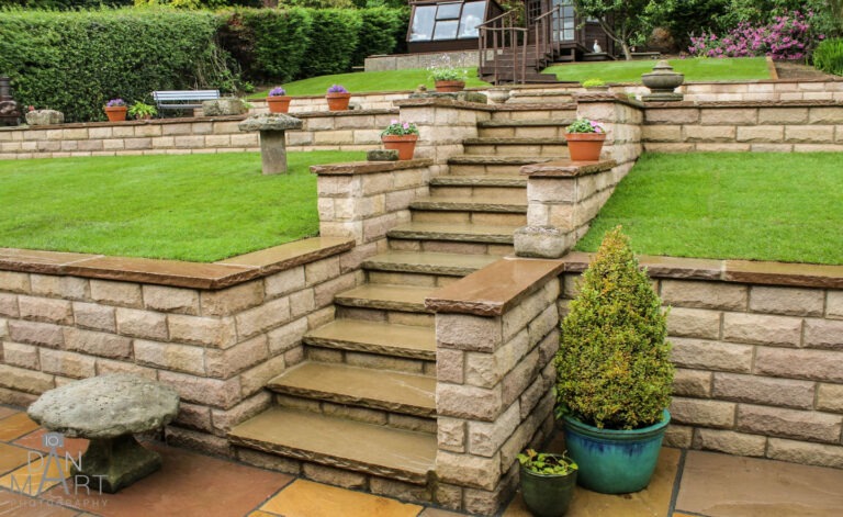 steps hard landscaping matlock